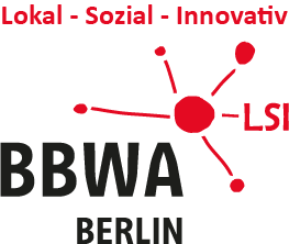 Logo: Lokal - Sozial - Innovativ; BBWA Berlin
